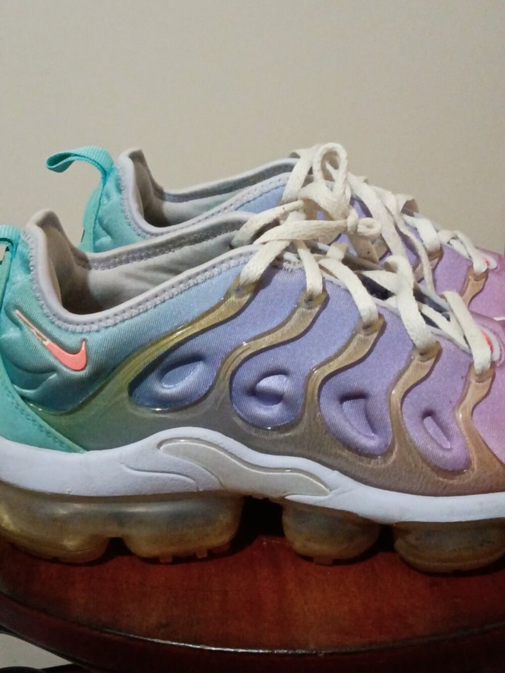 Nike Air Vapormax Plus Shoes Womens Size 8 Ombre Running Sneakers CW5593-700 - Picture 4 of 13
